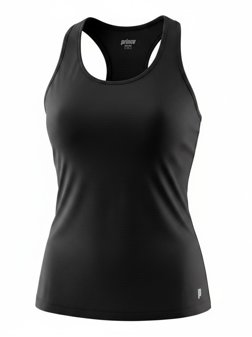 Prince Athletic Racerback Tank Top Womens L Black Pullover Gym Tennis Pickleball